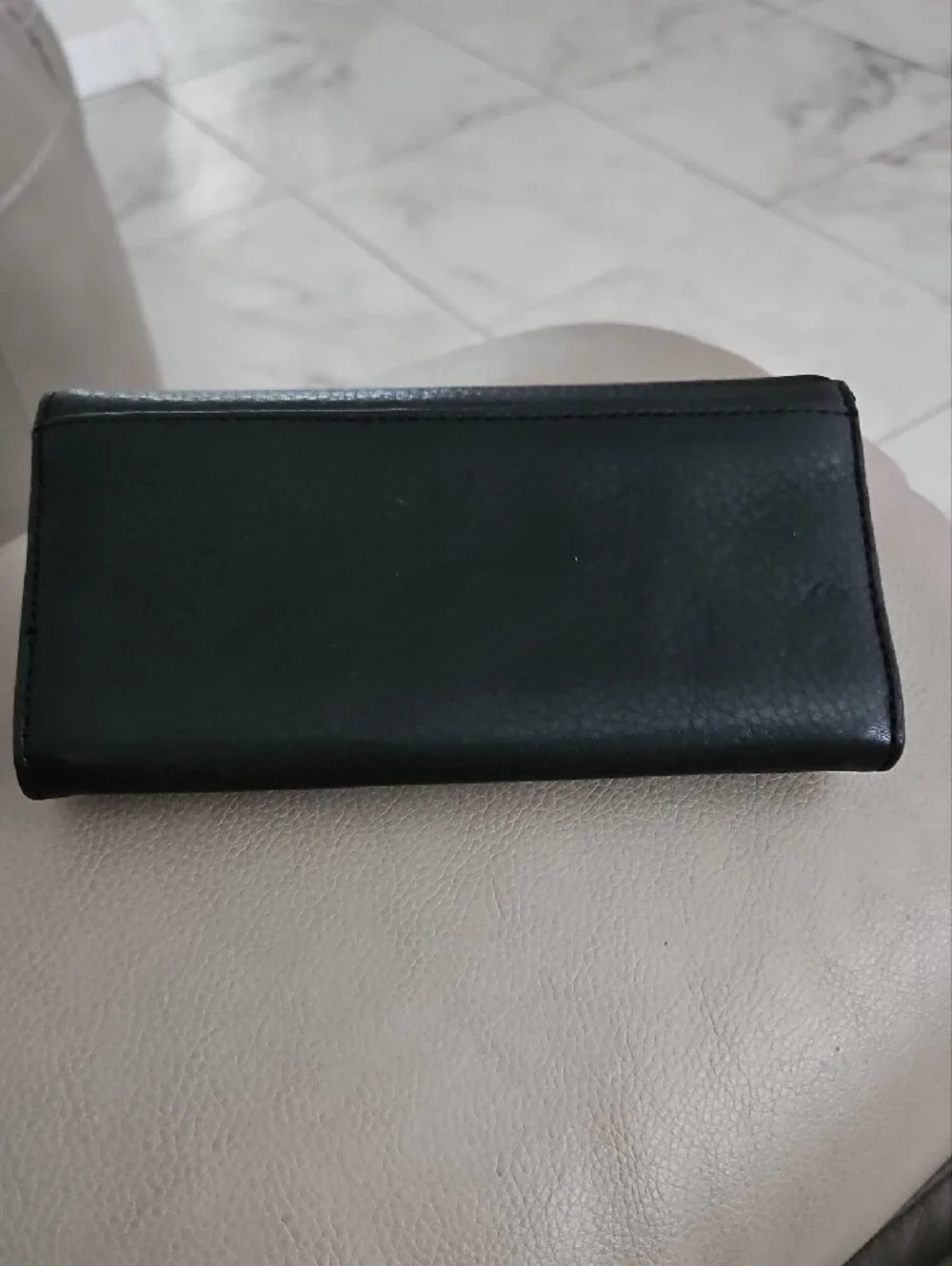Michael Kors Black Leather Logo Wallet